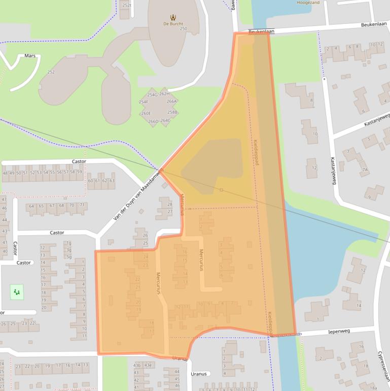 Kaart van postcodegebied 9602NK.