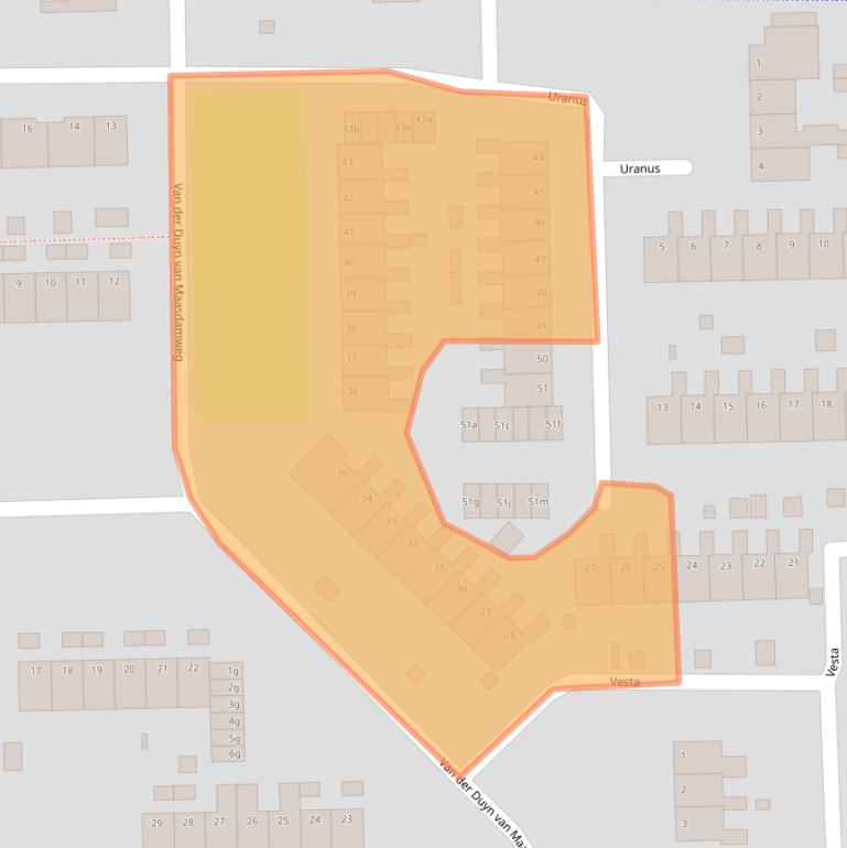 Kaart van postcodegebied 9602NP.