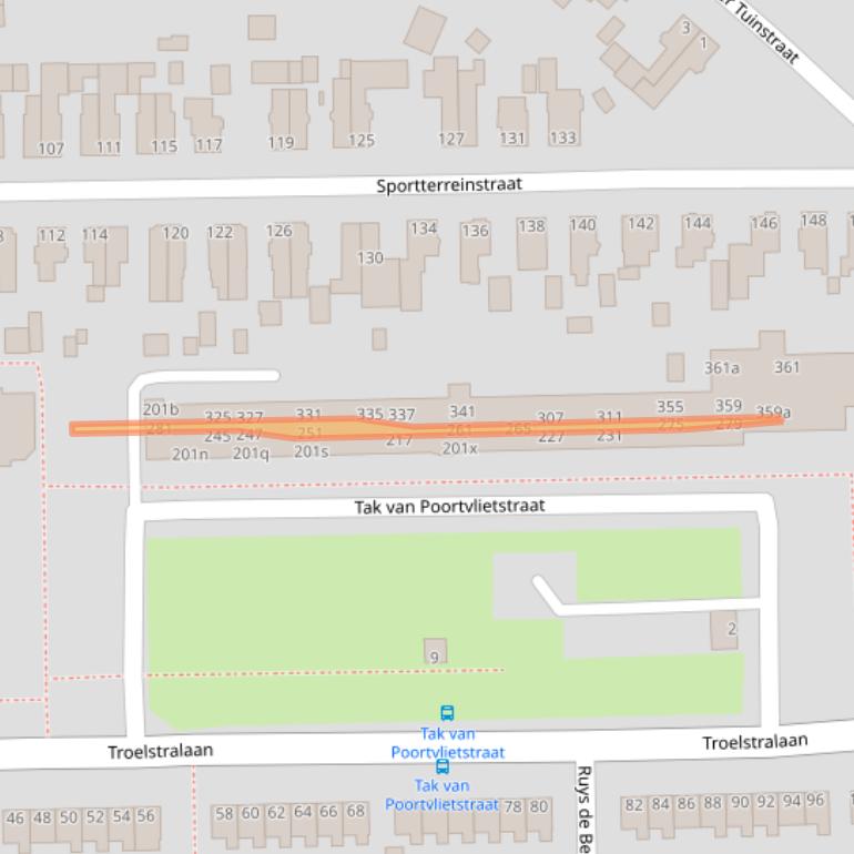 Kaart van postcodegebied 9602PG.