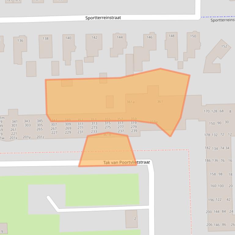 Kaart van postcodegebied 9602PJ.