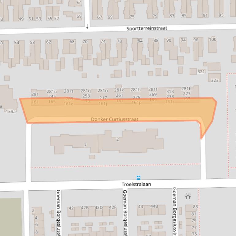 Kaart van postcodegebied 9602PR.