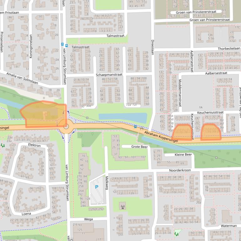 Kaart van postcodegebied 9602TA.