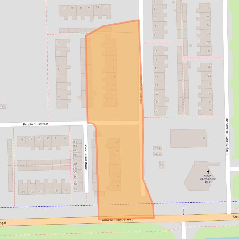 Kaart van postcodegebied 9602TE.