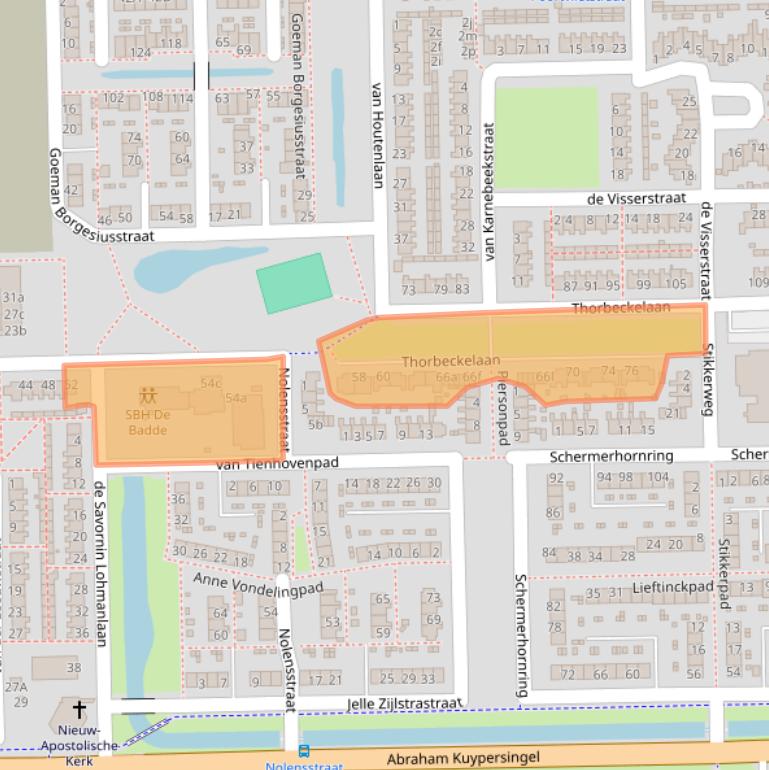 Kaart van postcodegebied 9602TR.