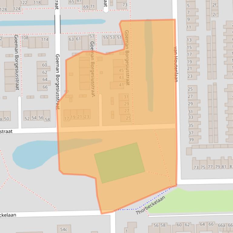 Kaart van postcodegebied 9602VA.