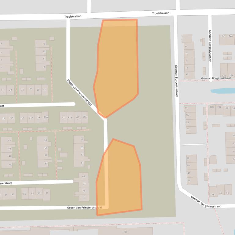 Kaart van postcodegebied 9602VG.