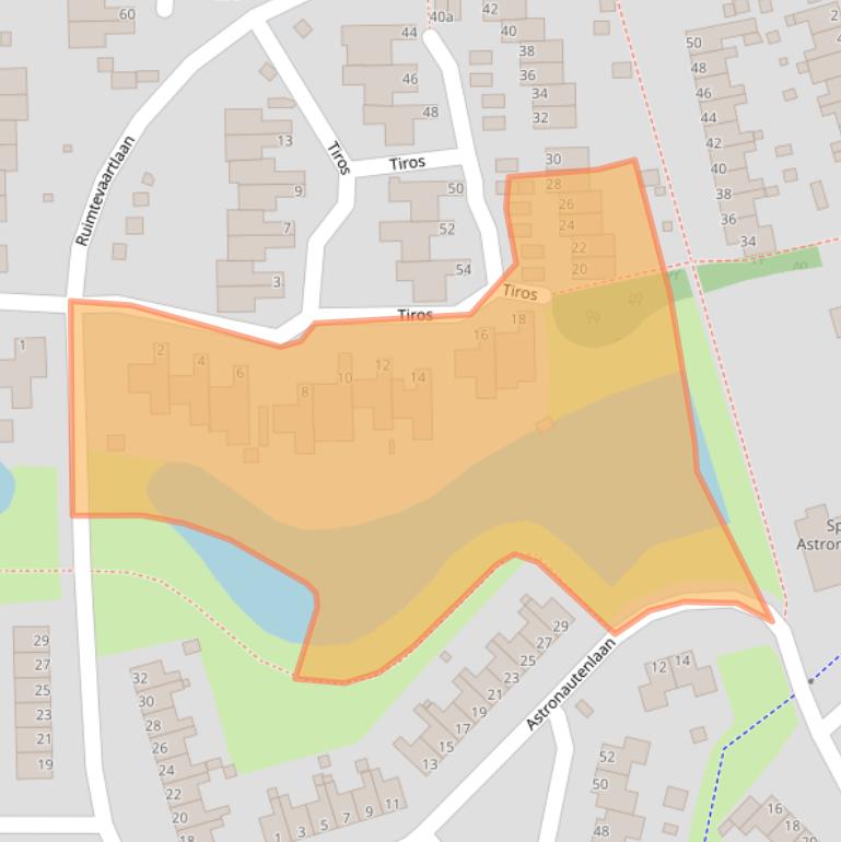 Kaart van postcodegebied 9602WG.