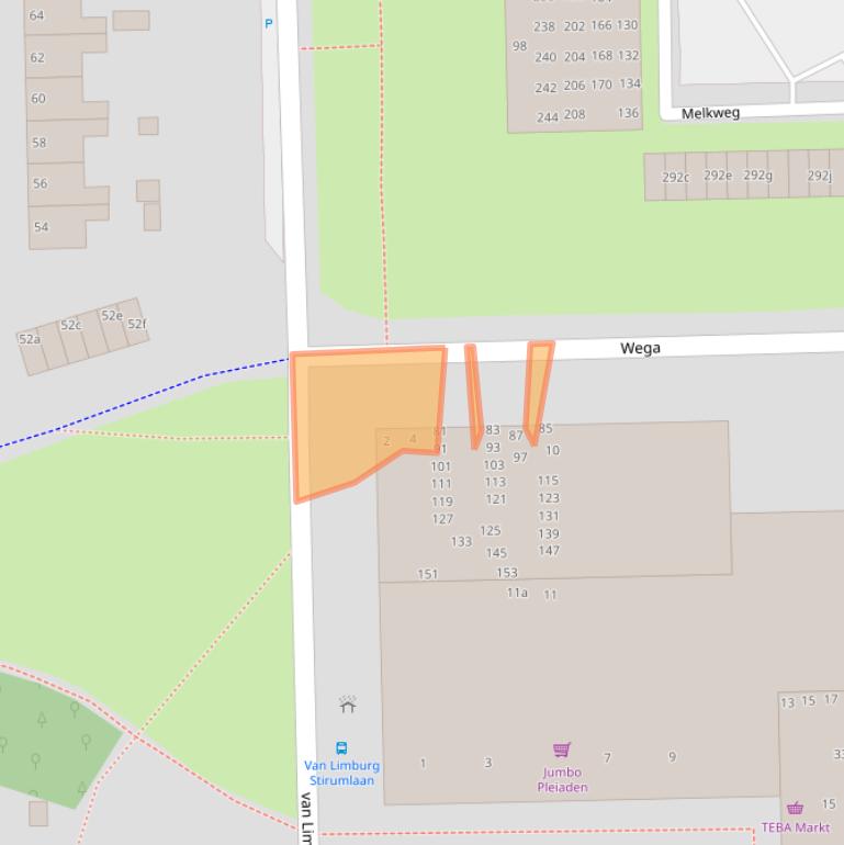 Kaart van postcodegebied 9602WL.