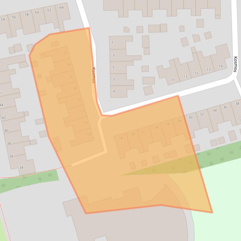 Kaart van postcodegebied 9602ZL.