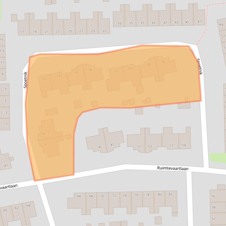 Kaart van postcodegebied 9602ZR.