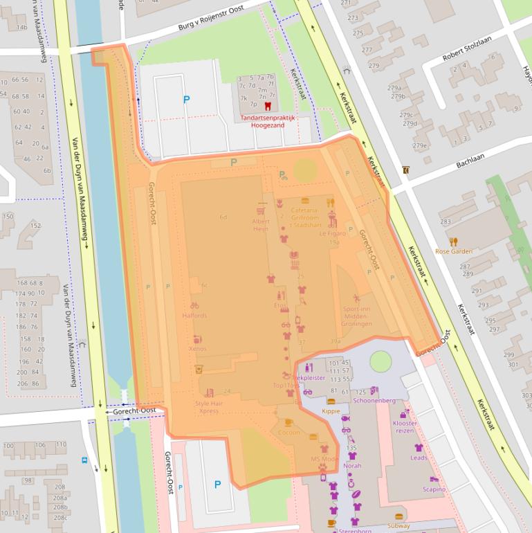 Kaart van postcodegebied 9603AA.