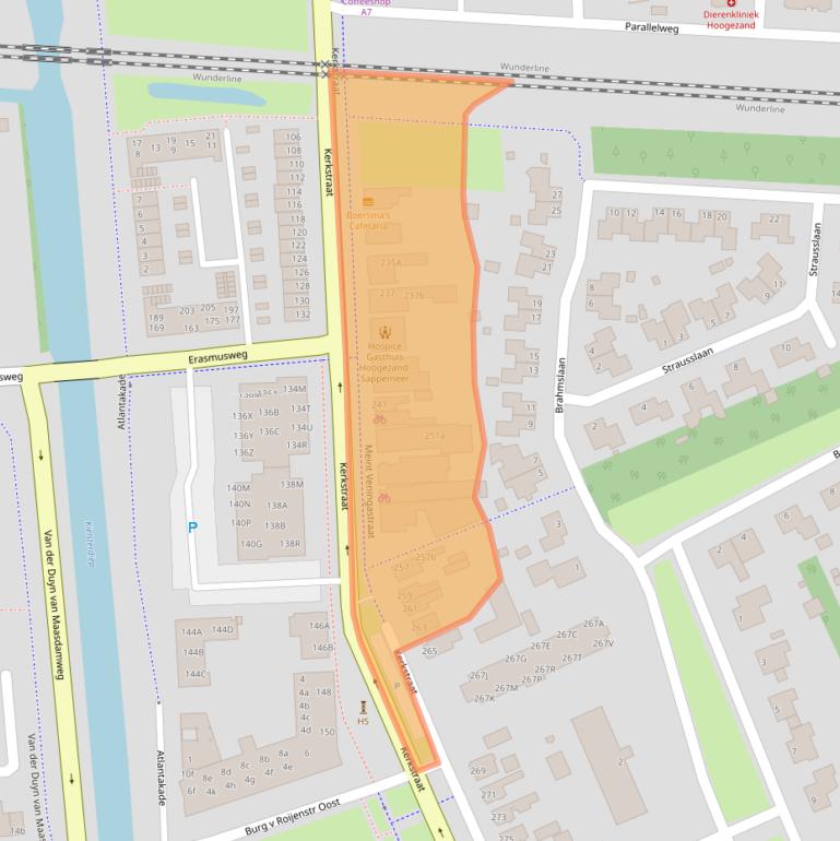 Kaart van postcodegebied 9603AG.