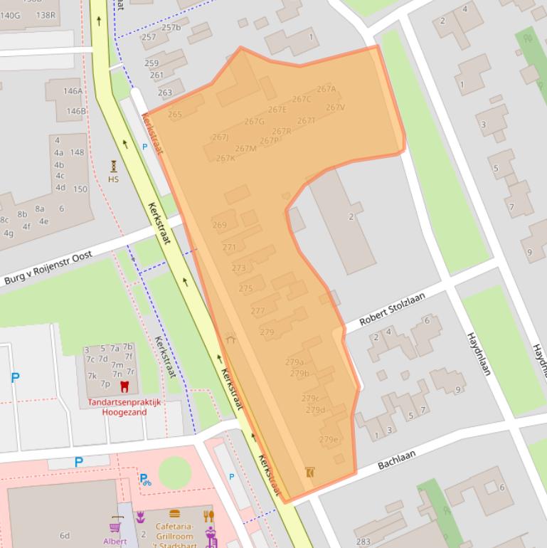 Kaart van postcodegebied 9603AH.