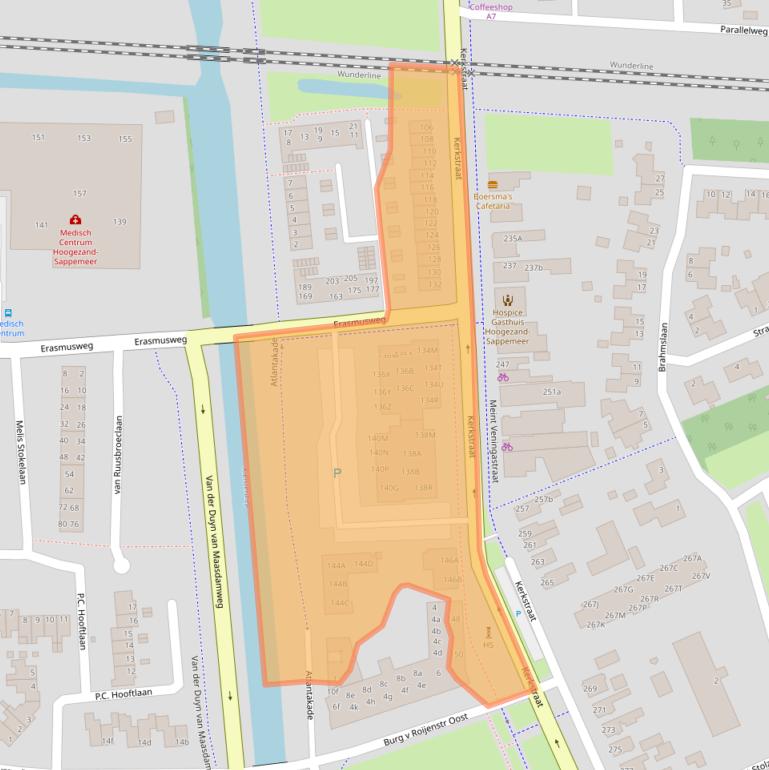 Kaart van postcodegebied 9603AL.