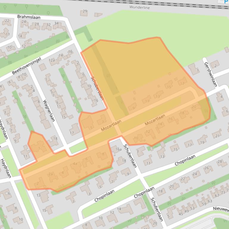 Kaart van postcodegebied 9603AR.