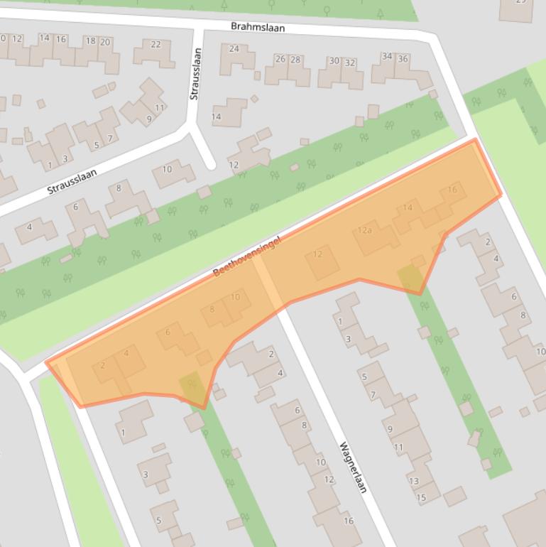 Kaart van postcodegebied 9603AV.