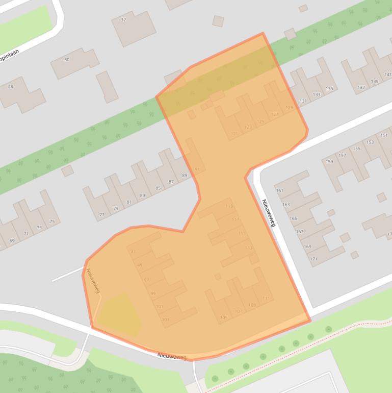 Kaart van postcodegebied 9603BJ.