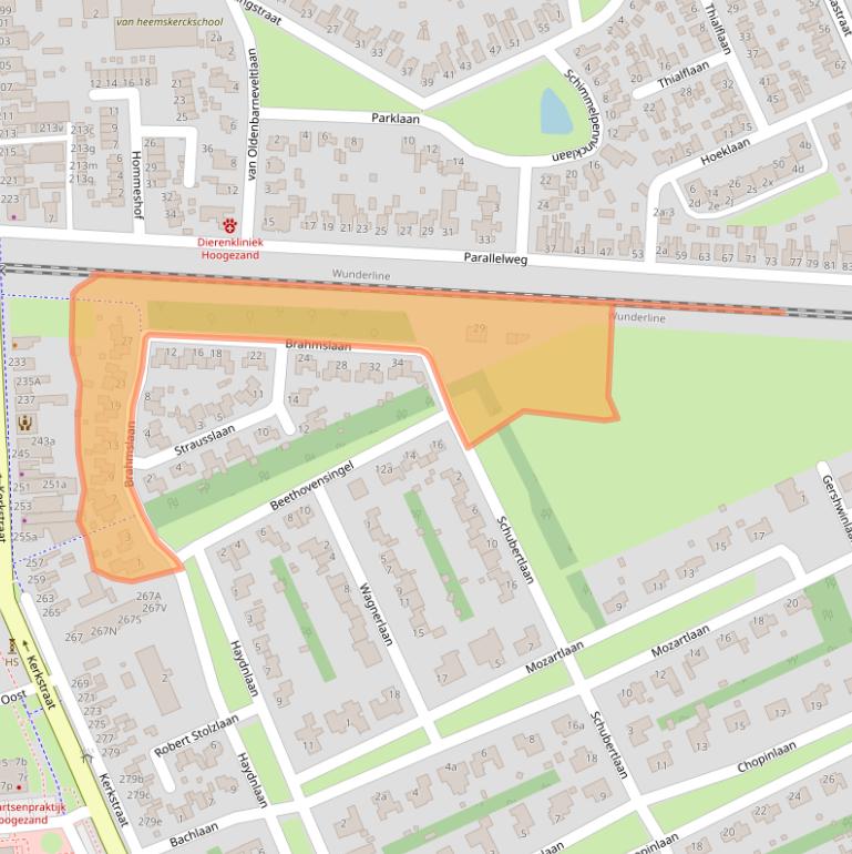 Kaart van postcodegebied 9603CA.