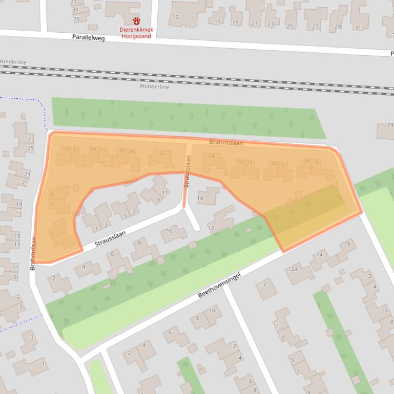 Kaart van postcodegebied 9603CB.