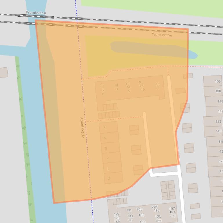 Kaart van postcodegebied 9603CJ.