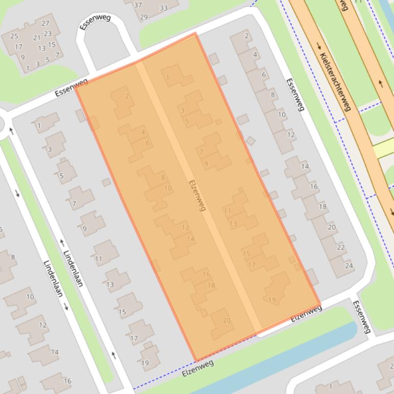 Kaart van postcodegebied 9603DJ.