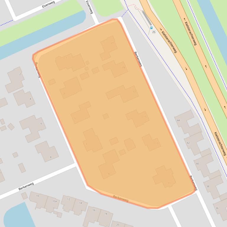 Kaart van postcodegebied 9603DL.