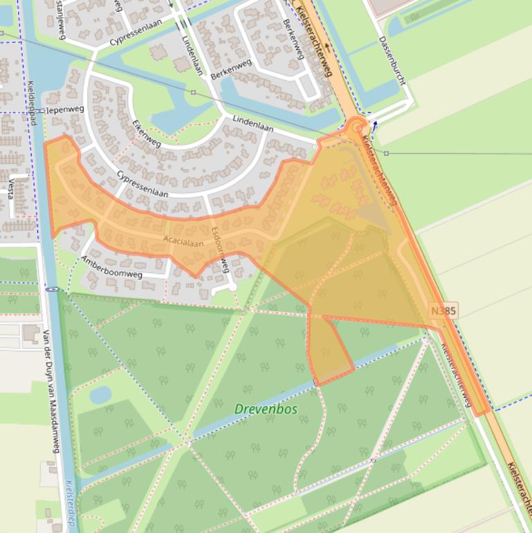 Kaart van postcodegebied 9603DP.