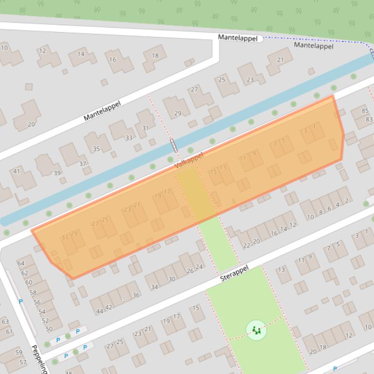 Kaart van postcodegebied 9603HB.