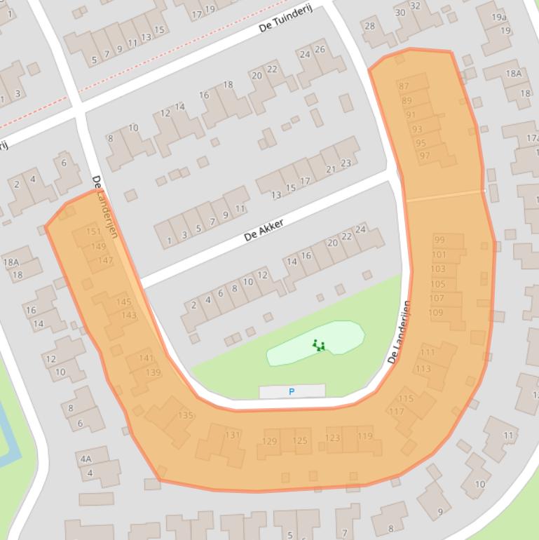 Kaart van postcodegebied 9603HS.