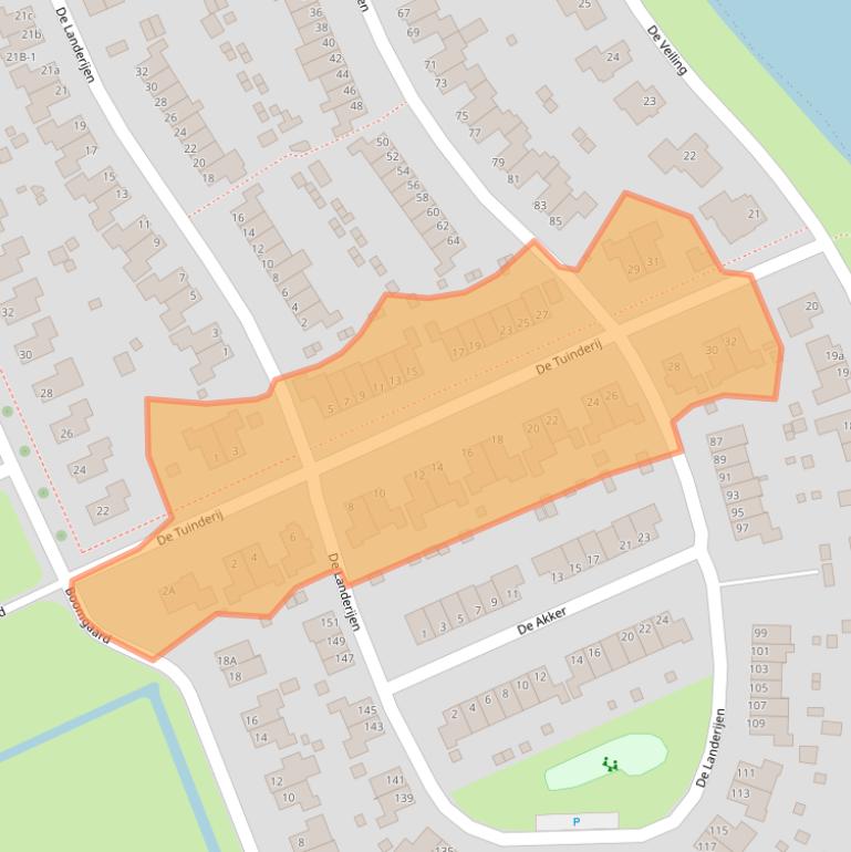 Kaart van postcodegebied 9603HW.