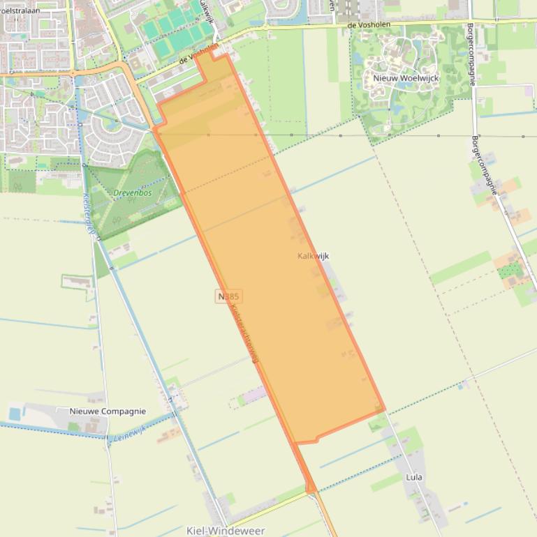 Kaart van postcodegebied 9603TD.