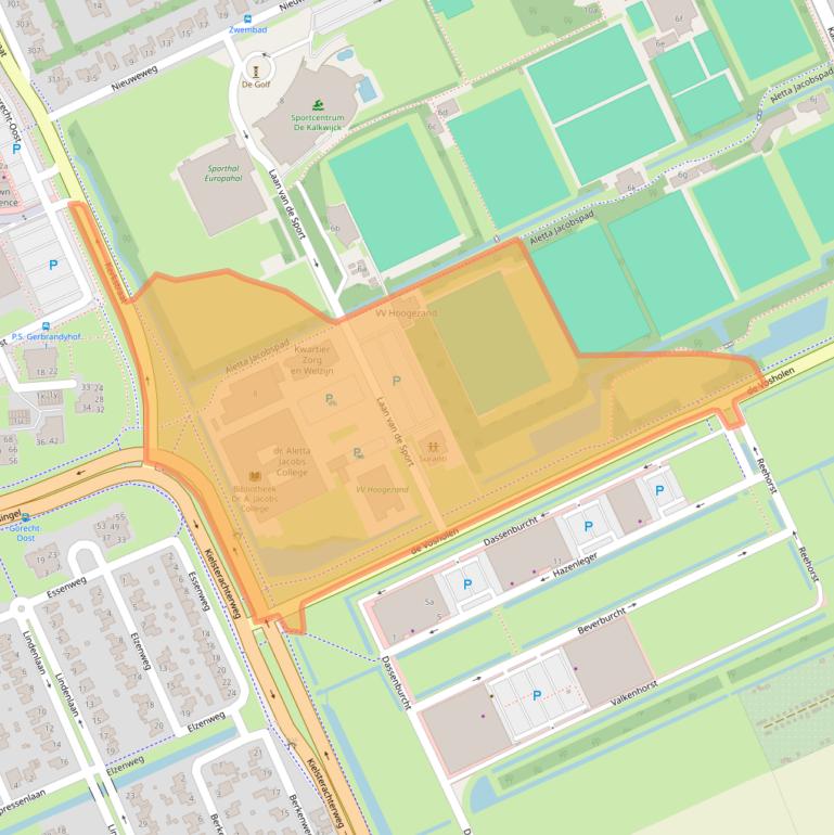 Kaart van postcodegebied 9603TG.