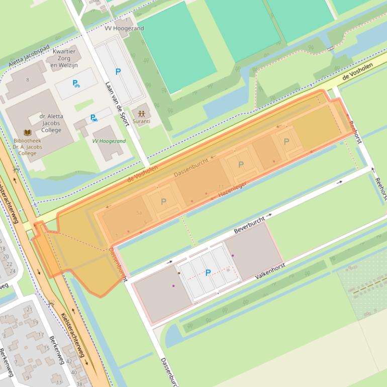 Kaart van postcodegebied 9603TJ.