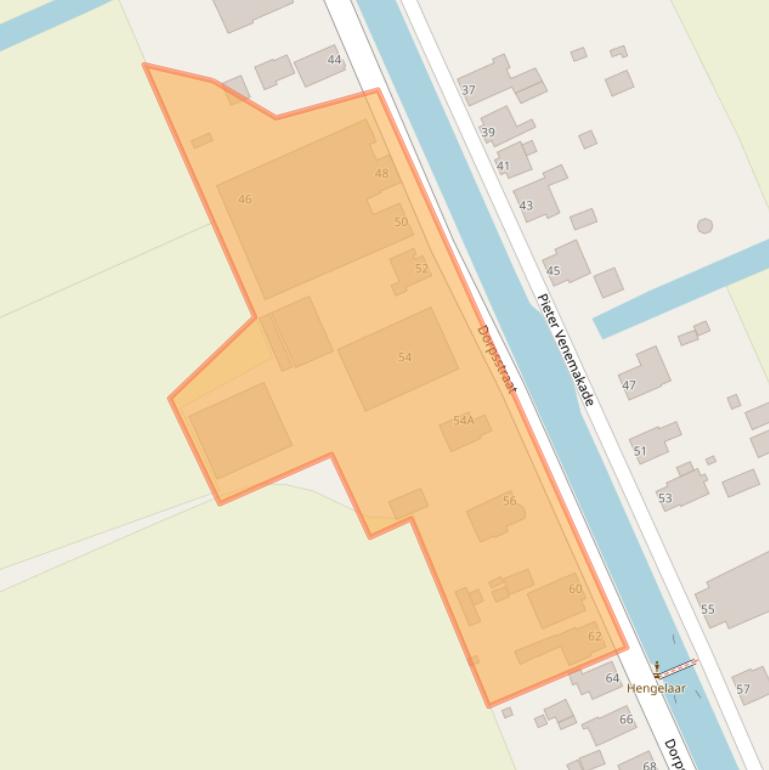 Kaart van postcodegebied 9605PB.