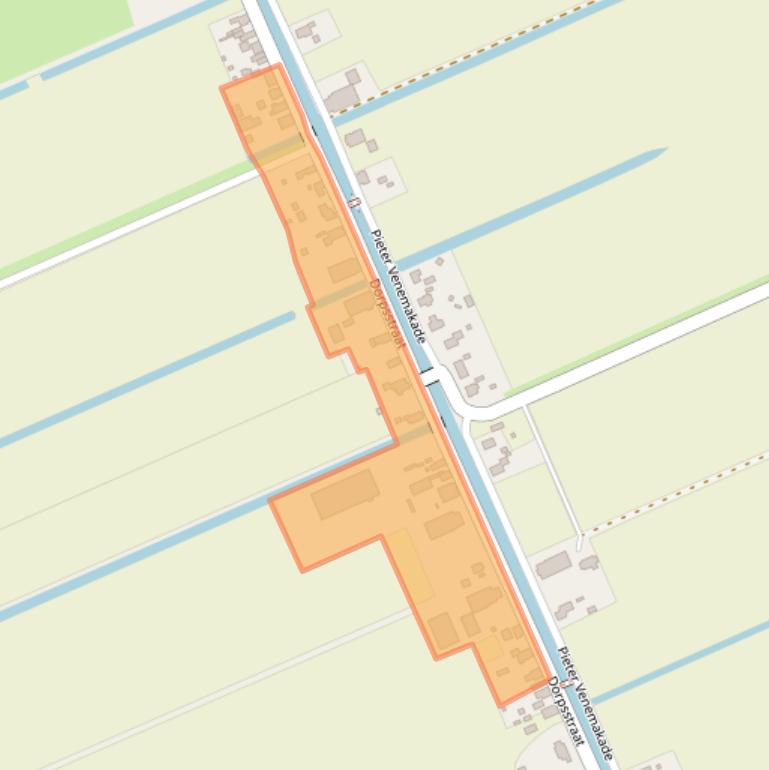 Kaart van postcodegebied 9605PG.