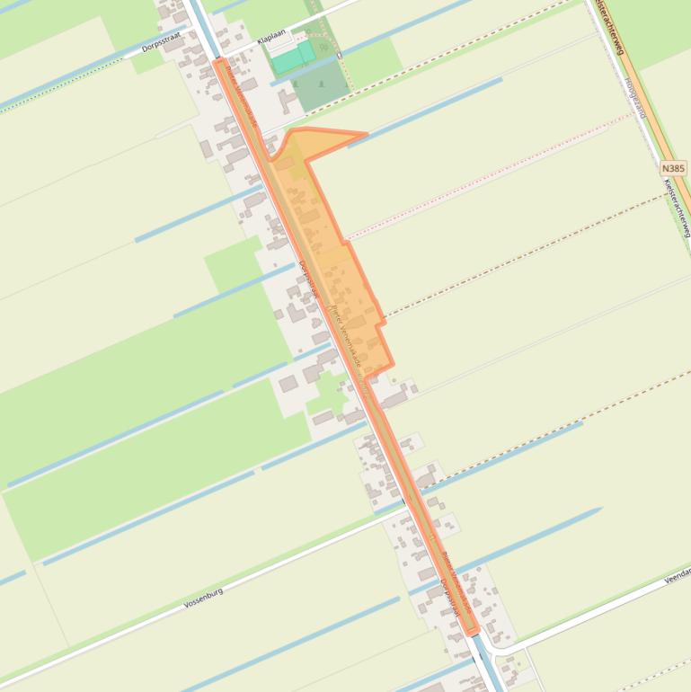 Kaart van postcodegebied 9605PM.