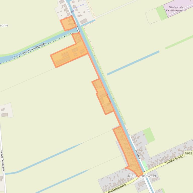 Kaart van postcodegebied 9605PT.