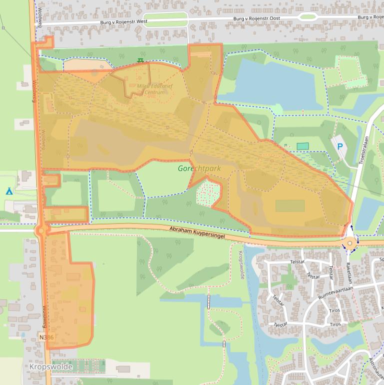 Kaart van postcodegebied 9606PB.