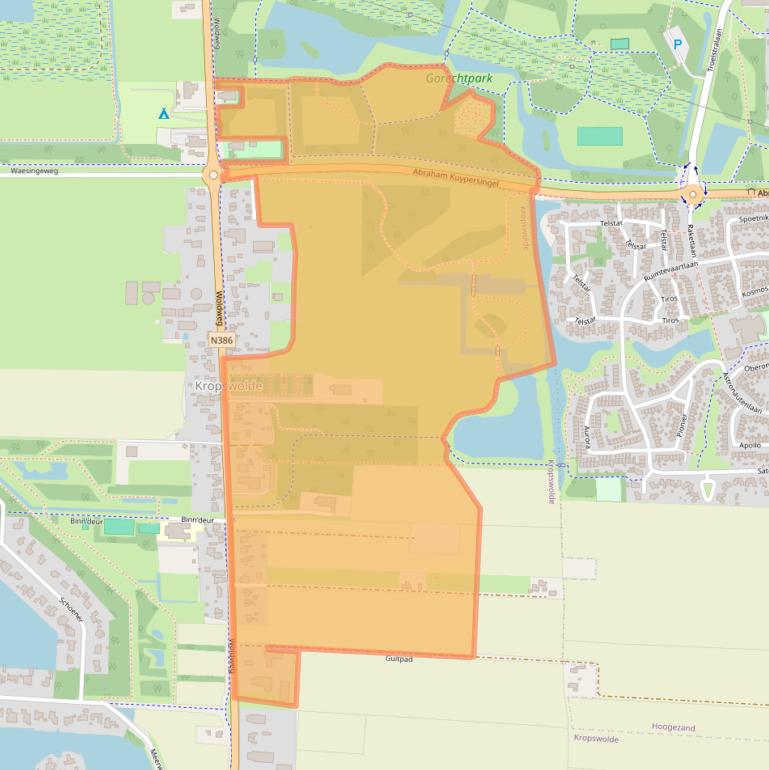 Kaart van postcodegebied 9606PC.