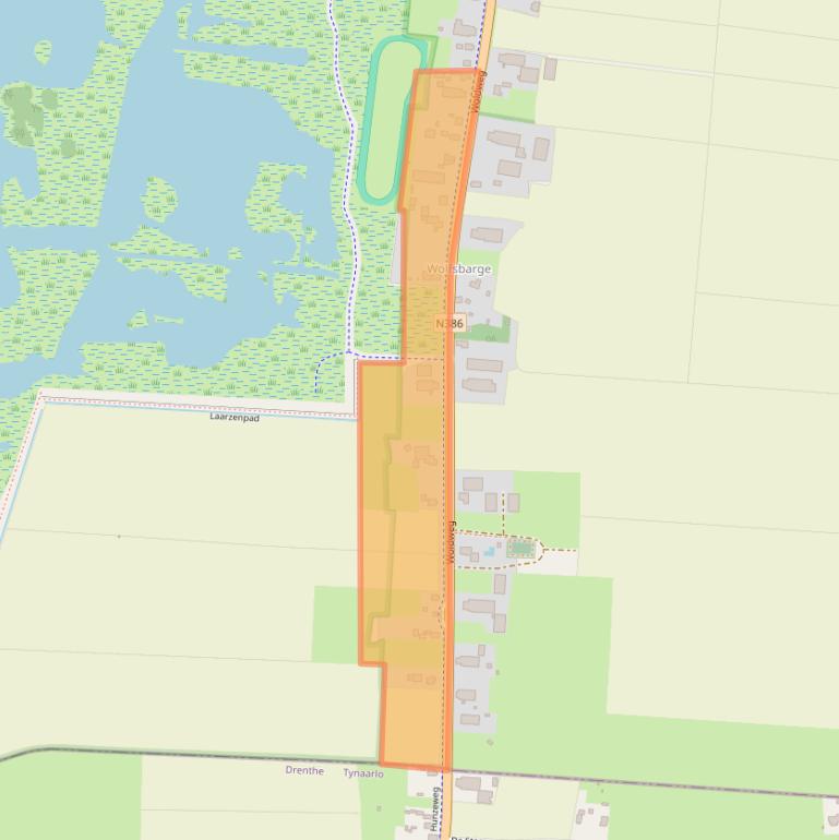 Kaart van postcodegebied 9606PK.