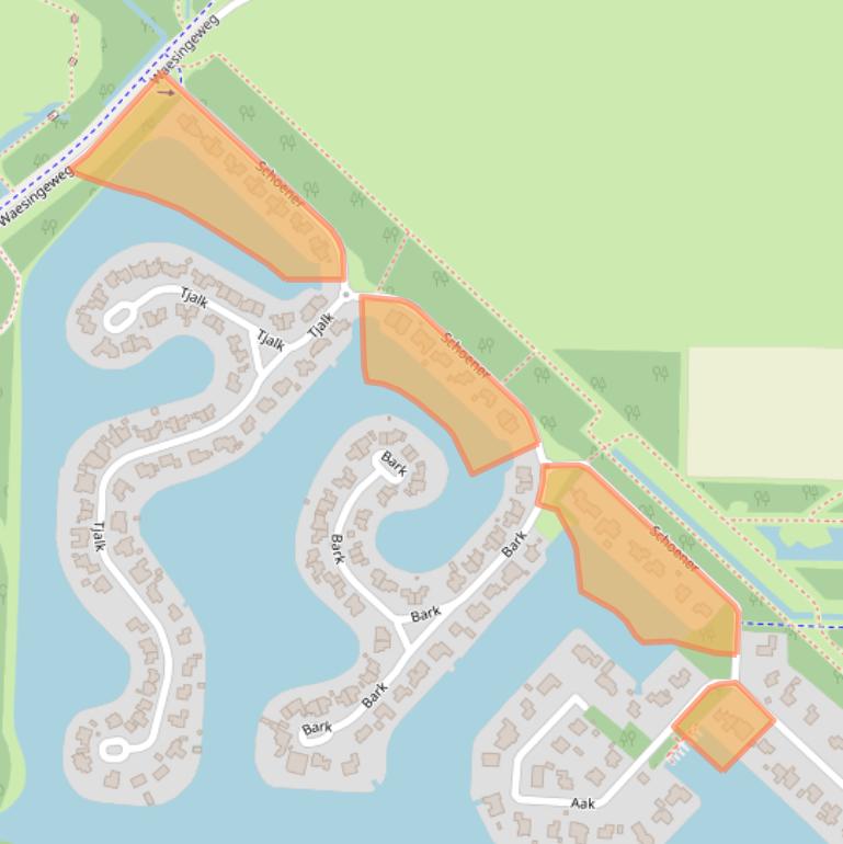 Kaart van postcodegebied 9606PV.