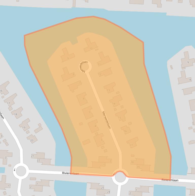 Kaart van postcodegebied 9606RL.