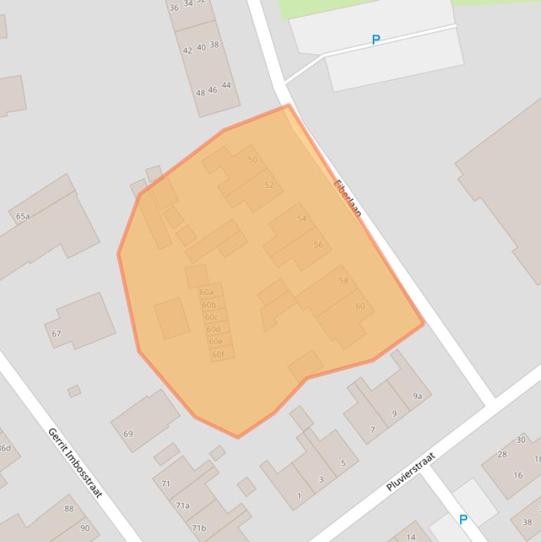 Kaart van postcodegebied 9607RW.