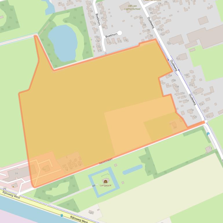 Kaart van postcodegebied 9608PH.