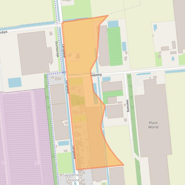 Kaart van postcodegebied 9611CA.