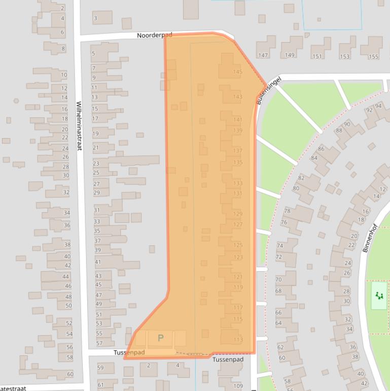 Kaart van postcodegebied 9611DD.