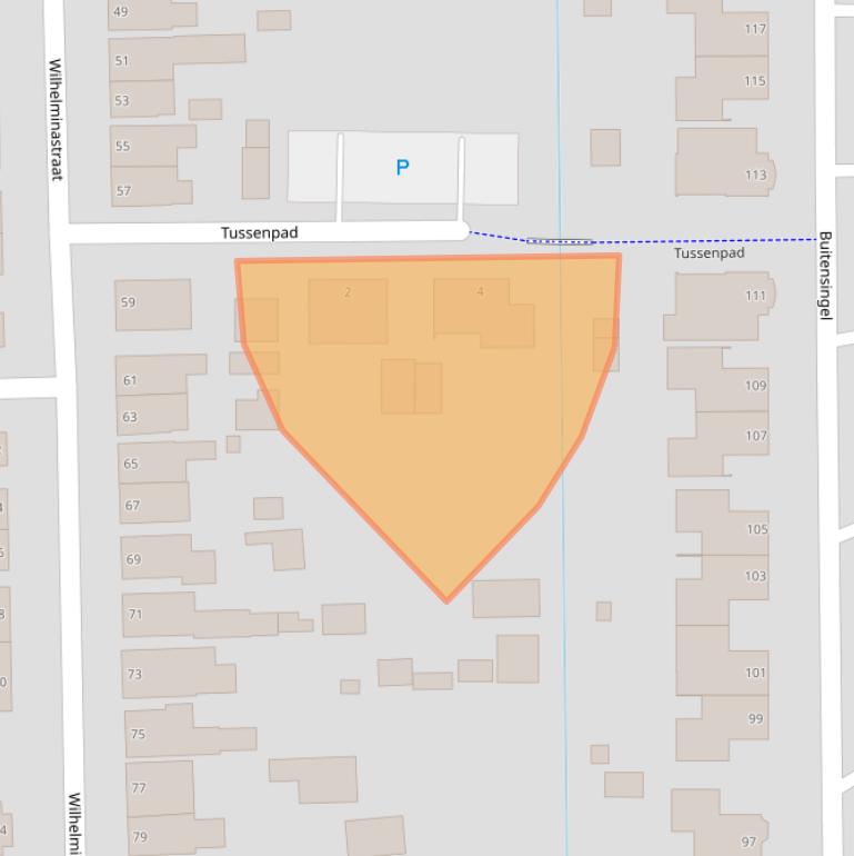 Kaart van postcodegebied 9611DM.