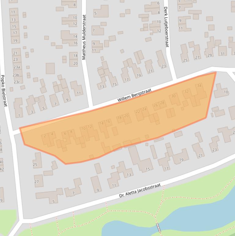 Kaart van postcodegebied 9611ES.