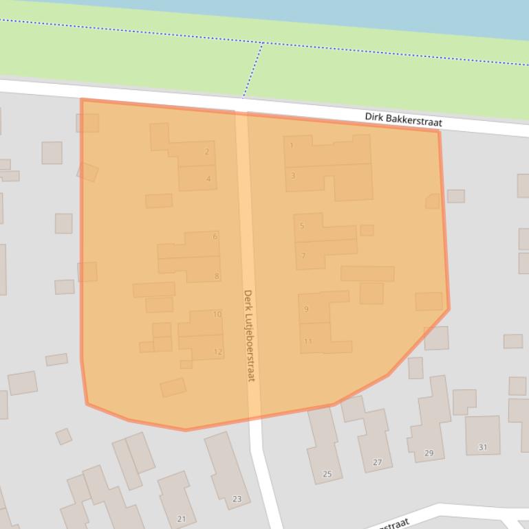 Kaart van postcodegebied 9611EV.