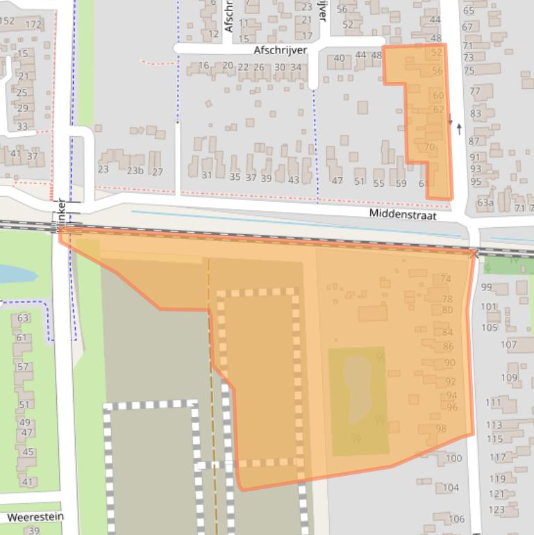 Kaart van postcodegebied 9611JG.